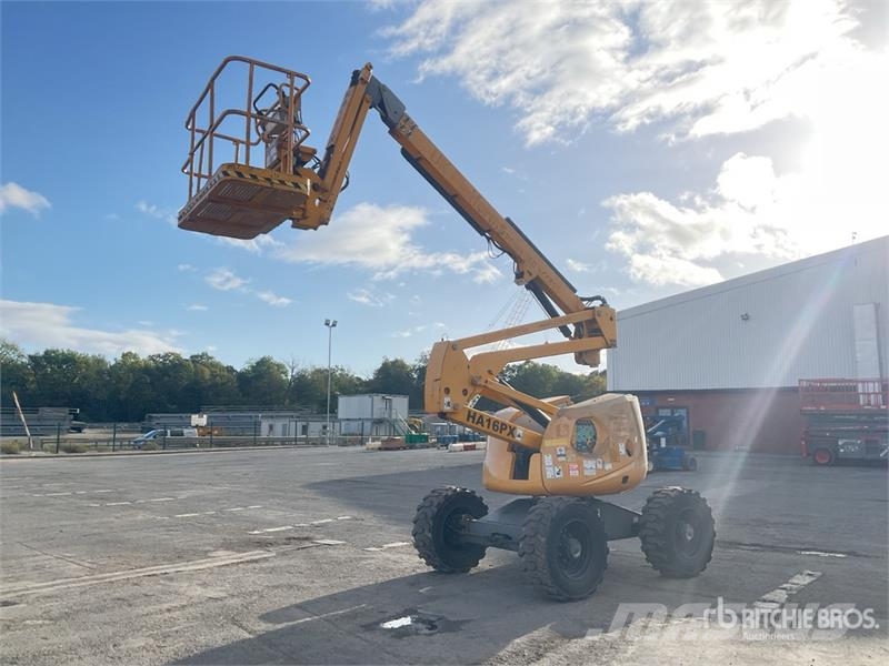 Haulotte HA16PX 4WD Diesel Articulating Boom Lift Strēles pacēlāji