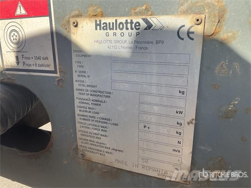 Haulotte HA16PX 4WD Diesel Articulating Boom Lift Gelenkteleskoparbeitsbühnen