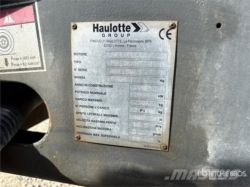 Haulotte HA18PX Articulating Boom Lift Karos emelők