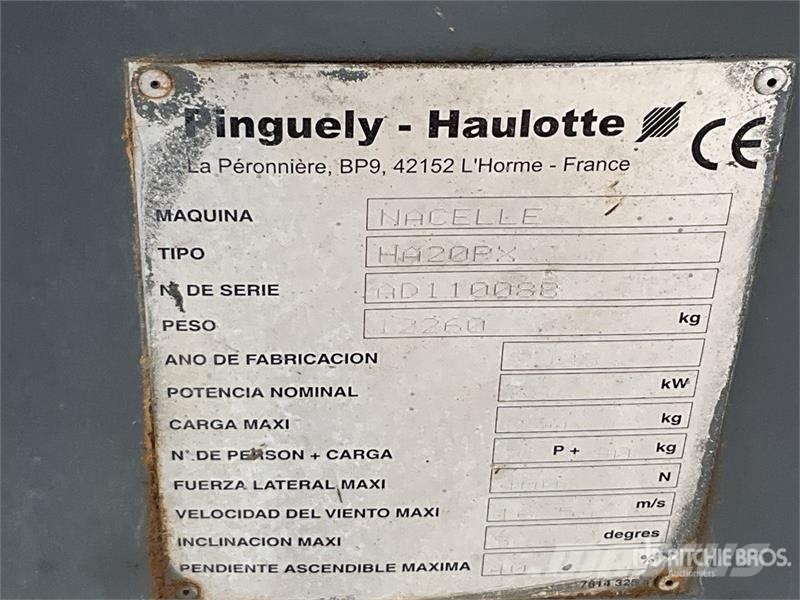 Haulotte HA20 PX 4WD Diesel 20 mts Articulating Boom Lift Ανυψωτήρες με αρθρωτό βραχίονα
