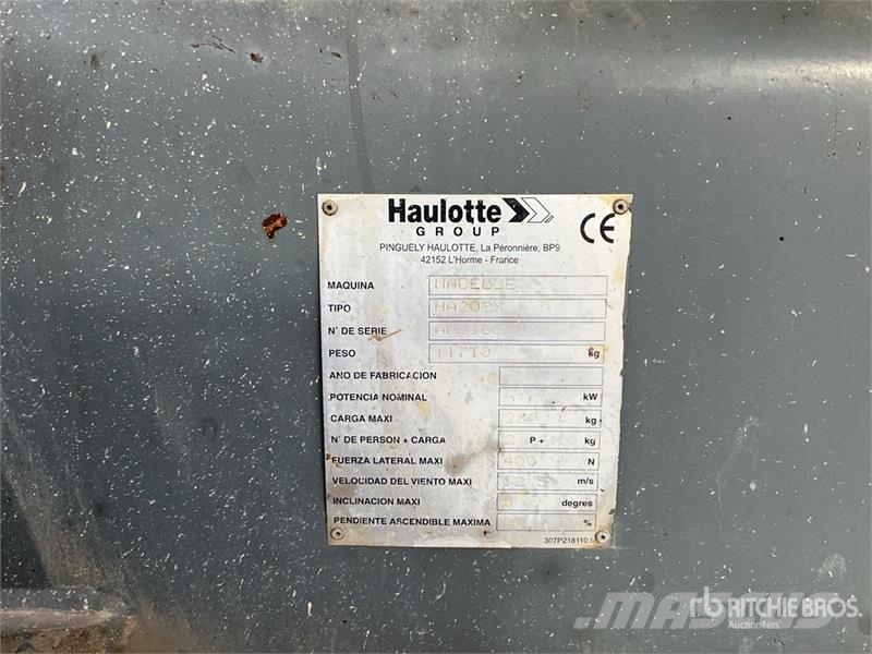 Haulotte HA20 PX 4WD Diesel Articulating Boom Lift Kĺbové plošiny