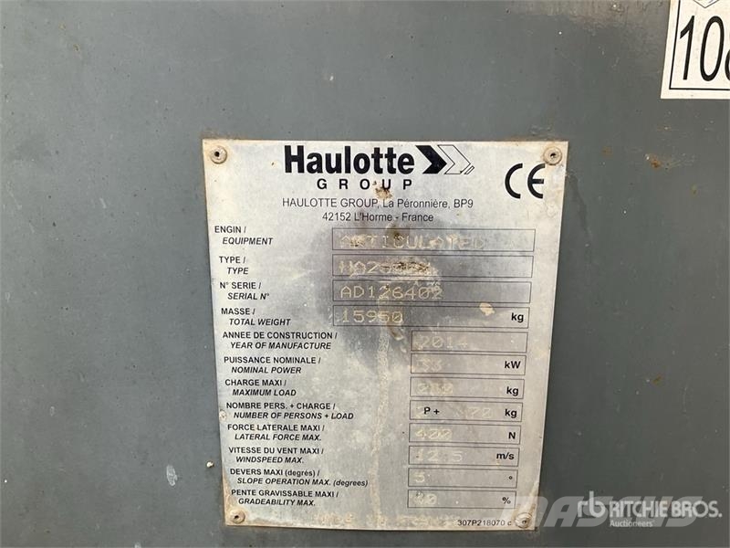 Haulotte HA260PX 4WD Diesel Articulating Boom Lift Articulated boom lifts