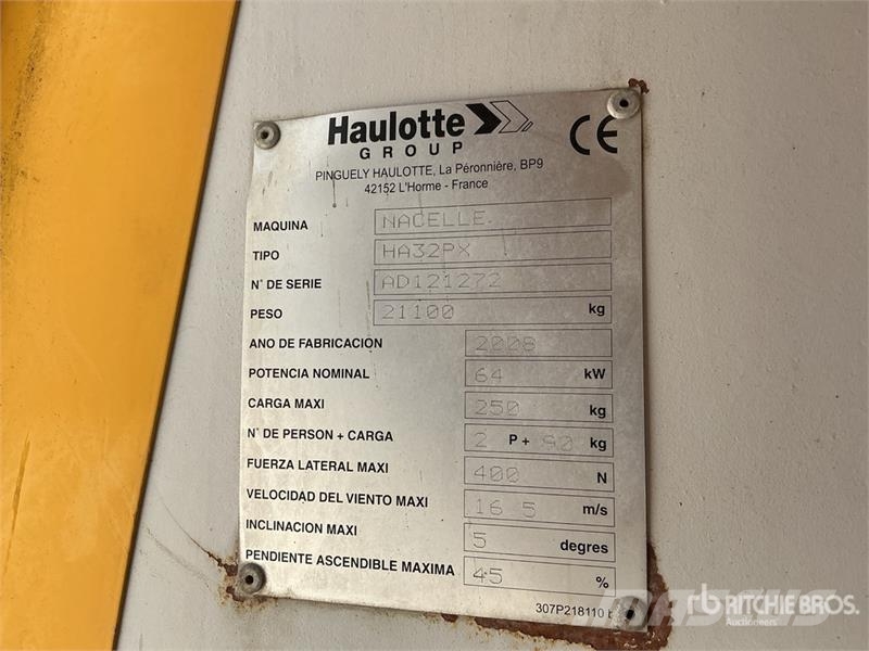Haulotte HA32PX 4WD Diesel Articulating Boom Lift Knikarmhoogwerkers