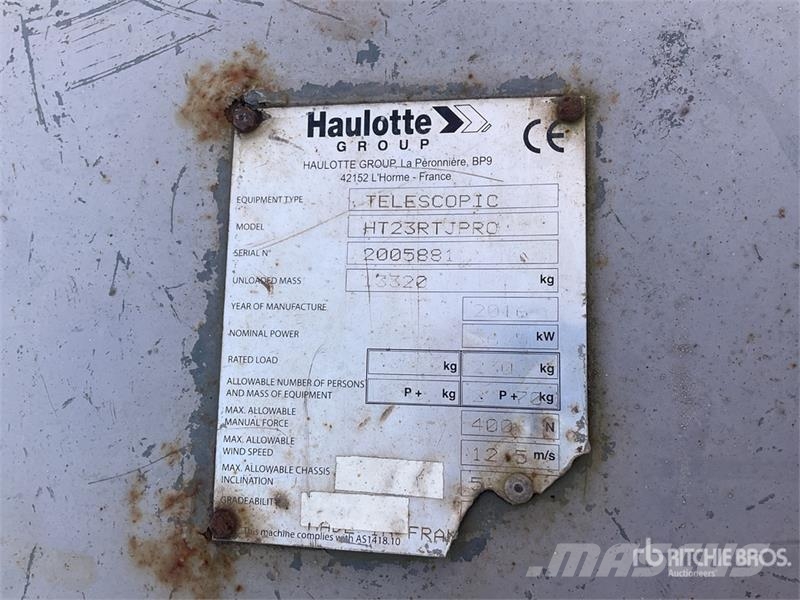 Haulotte HT23RT J 4WD Diesel Articulating Boom Lift Zglobne podizne platforme
