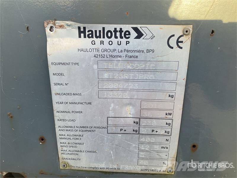 Haulotte HT23RT J 4WD Diesel Articulating Boom Lift Iseliikuvad poomtõstukid