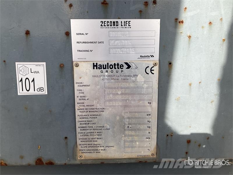 Haulotte HT23RTJ 4WD Diesel Telescopic Boom Lift Teleszkópos emelők