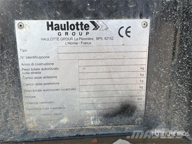 Haulotte HTL 4017 Telehandler Teleskopiniai krautuvai