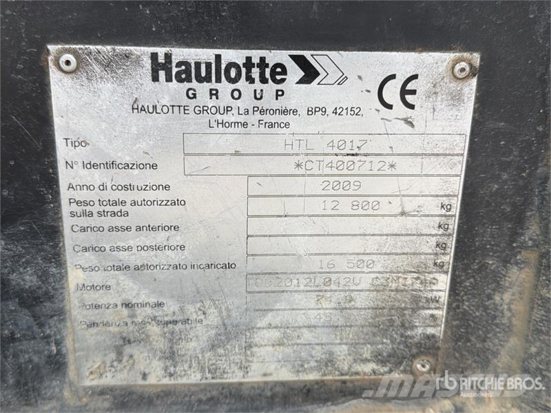 Haulotte HTL 4017 Telehandler Teleskopiniai krautuvai