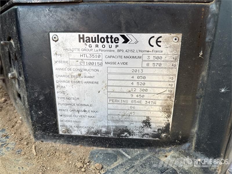 Haulotte HTL3510 Telehandler (Inoperable) Chariot télescopique