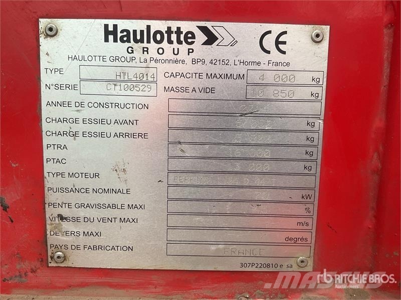 Haulotte HTL4014 Teleskoplæssere