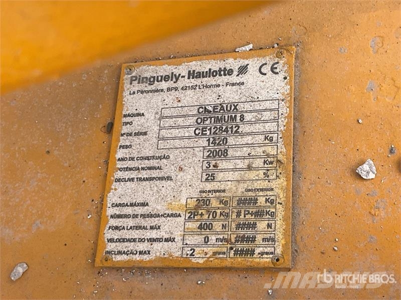 Haulotte Optimum 8 Electric Scissor Lift Saxlifte