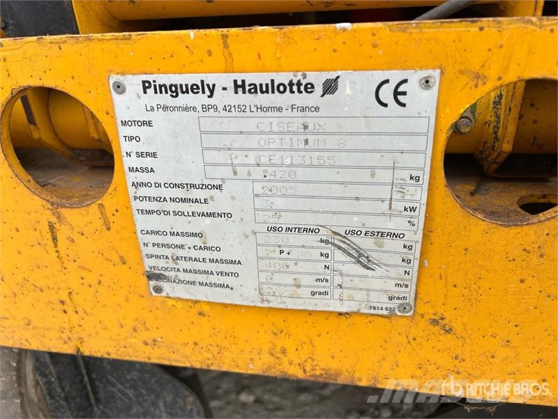 Haulotte Optimum 8 Electric Scissor Lift Makasli platformlar