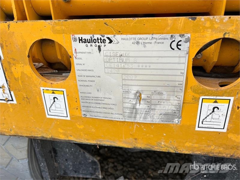 Haulotte Optimum 8 Electric Scissor Lift Saxlifte