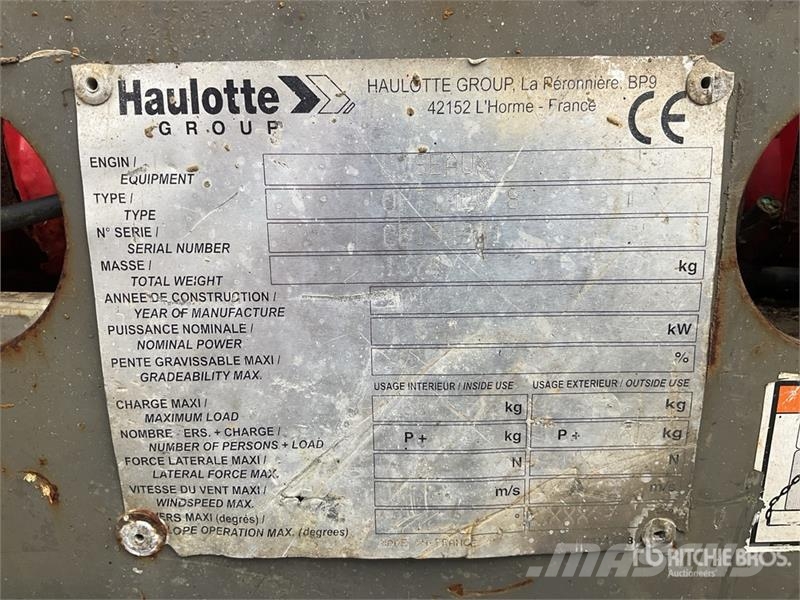 Haulotte Optimum 8 Electric Scissor Lift Scheren-Arbeitsbühnen