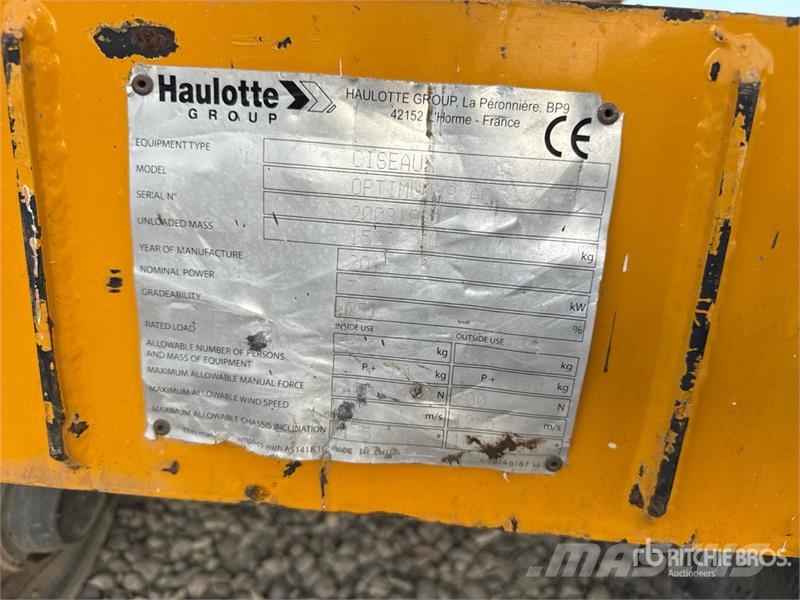 Haulotte Optimum 8 Electric Scissor Lift Scheren-Arbeitsbühnen