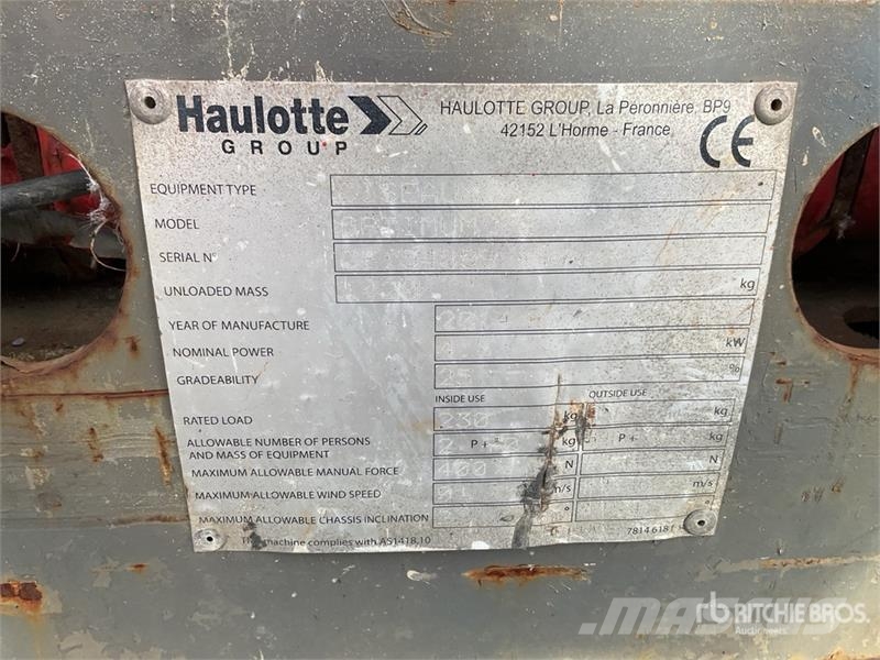 Haulotte Optimum 8 Electric Electric Scissor Lift Scheren-Arbeitsbühnen