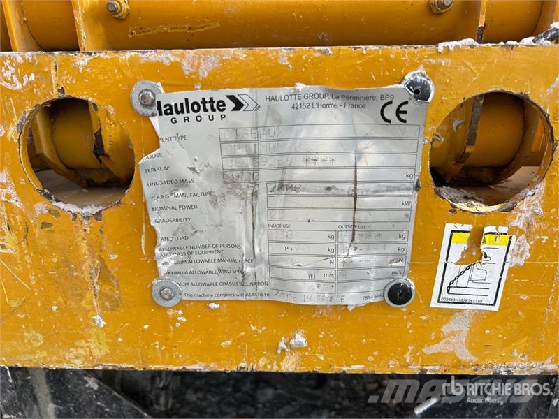 Haulotte Optimum 8 Scissor Lift (Inoperable) Makasli platformlar
