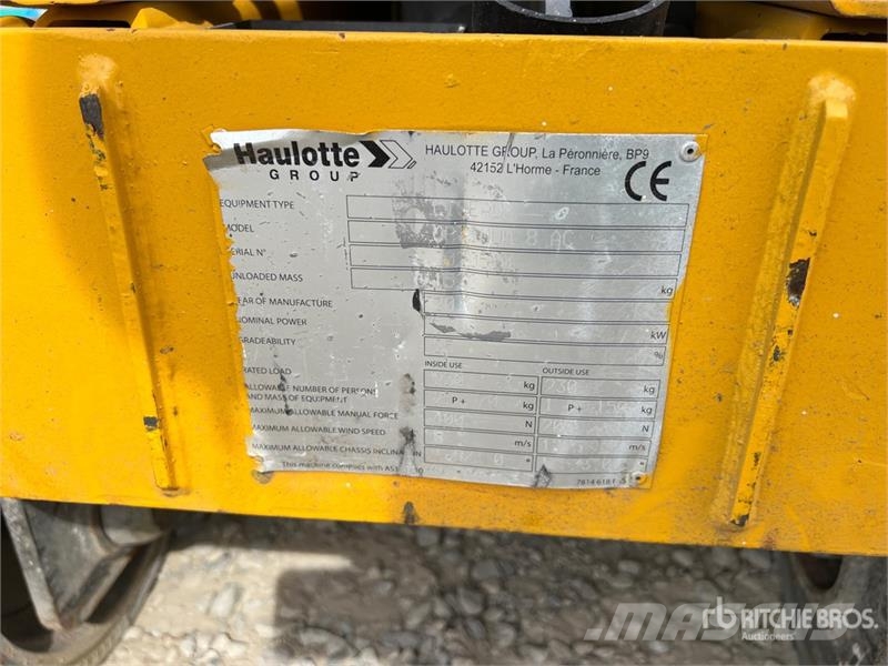 Haulotte Optimum 8AC Electric Scissor Lift Scheren-Arbeitsbühnen