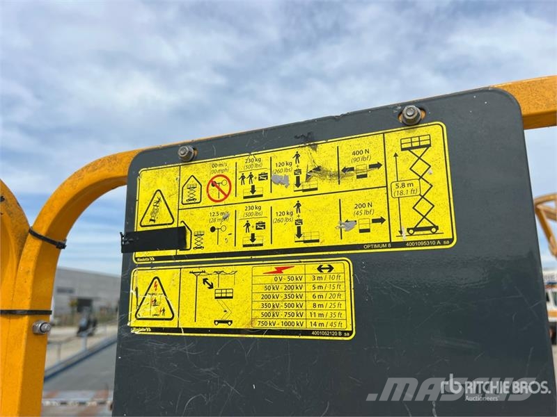 Haulotte Optimum 8AC Scissor Lift (Inoperable) Ollós emelők
