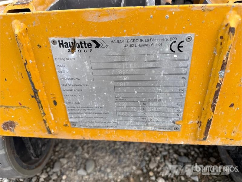 Haulotte Optiumum 8 Electric Scissor Lift Saksilavat