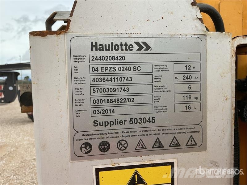Haulotte STAR 10-1 Henkilönostimet ja nostolaitteet