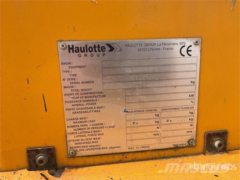 Haulotte Star 10-1 2WD Electric Telescopic Boom Lift Teleskoop poomtõstukid