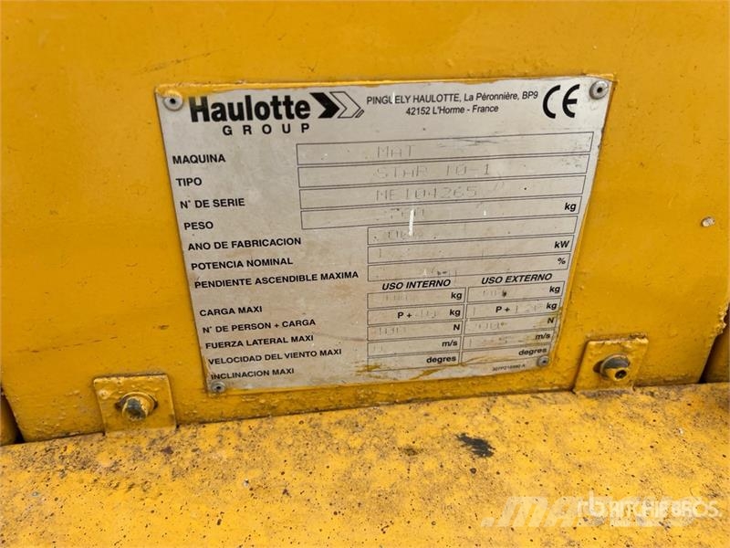 Haulotte Star 10 Vertical Mast Lift Vertikálne stĺpové výťahy