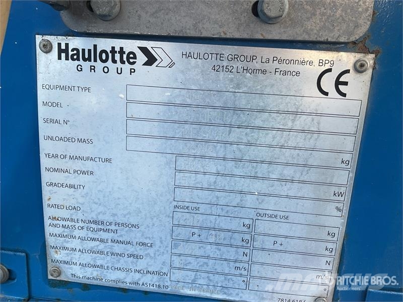 Haulotte STAR10 Vertical Mast Lift Vertikalūs stiebiniai keltuvai