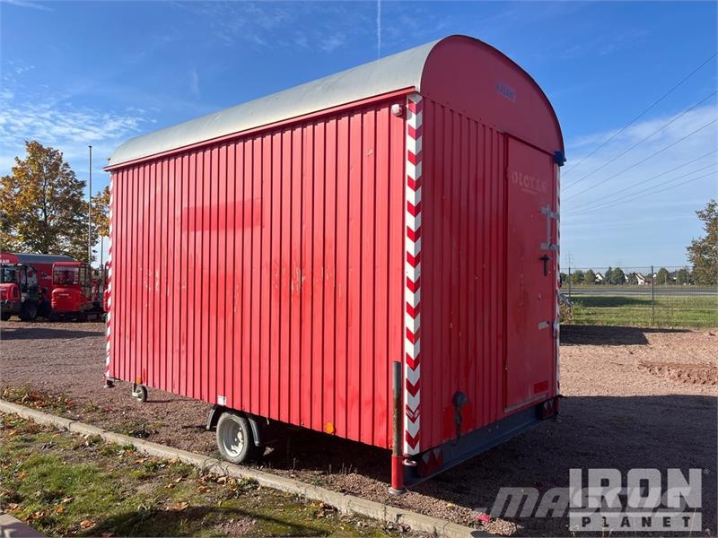 HBU RASANT 350 S/A Enclosed Trailer Prikolice zabojniki