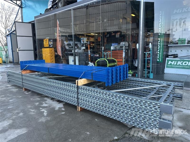  Heavy-Duty Zinc Pallet Scaffolding With Blue Beams Sonstige Baumaschinen