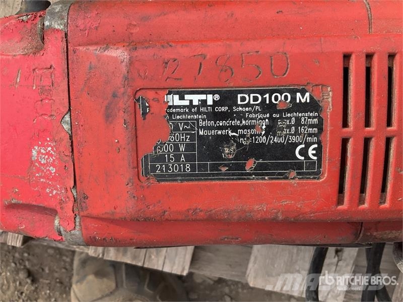 Hilti of (2) Hilti DD100 Drill Other components
