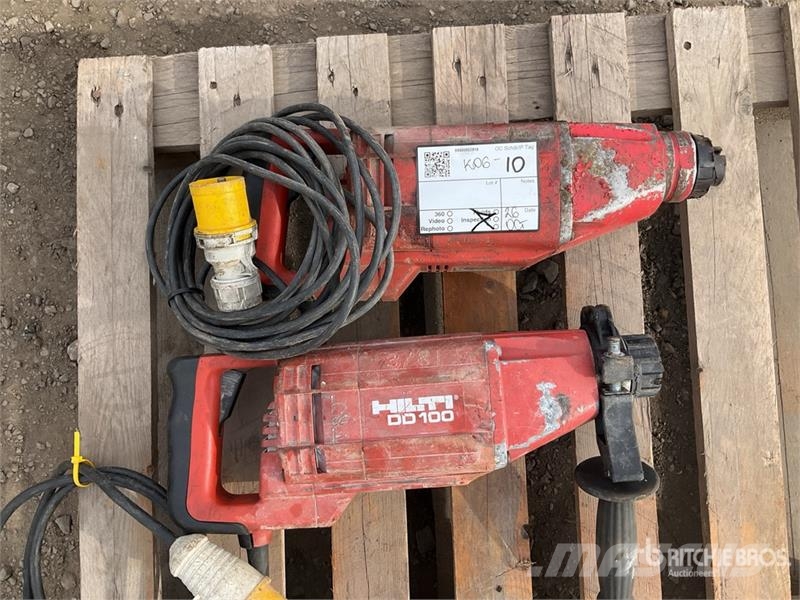 Hilti of (2) Hilti DD100 Drill Other components