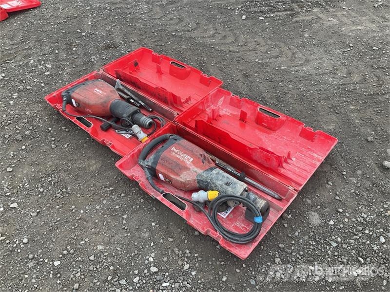 Hilti of (2) Hilti TE 1000 AVR Demolition Breaker Chisel ploughs
