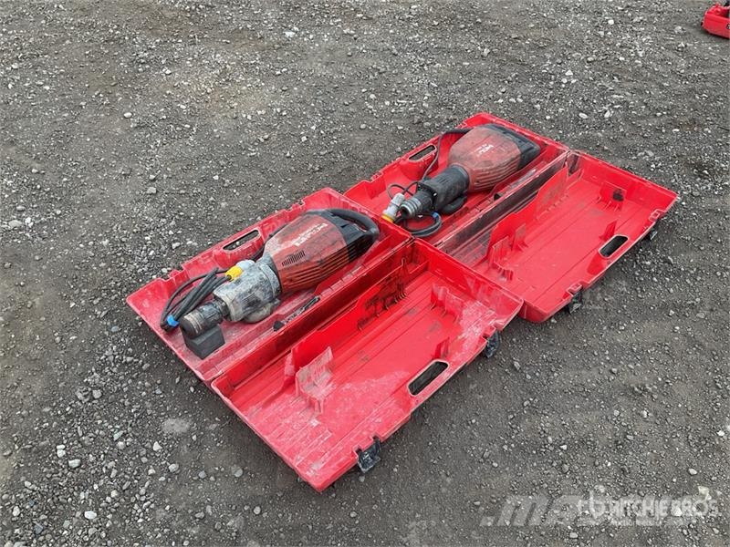 Hilti of (2) Hilti TE 1000 AVR Demolition Breaker Chisel ploughs