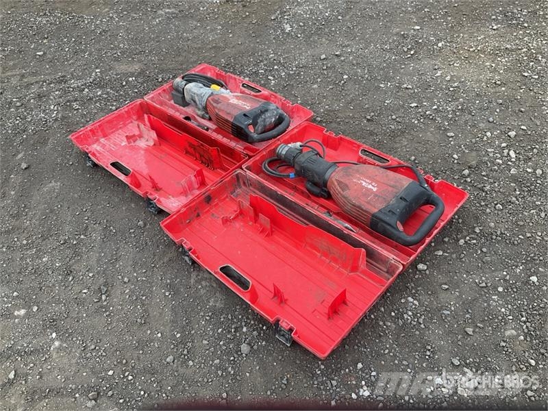 Hilti of (2) Hilti TE 1000 AVR Demolition Breaker Chisel ploughs