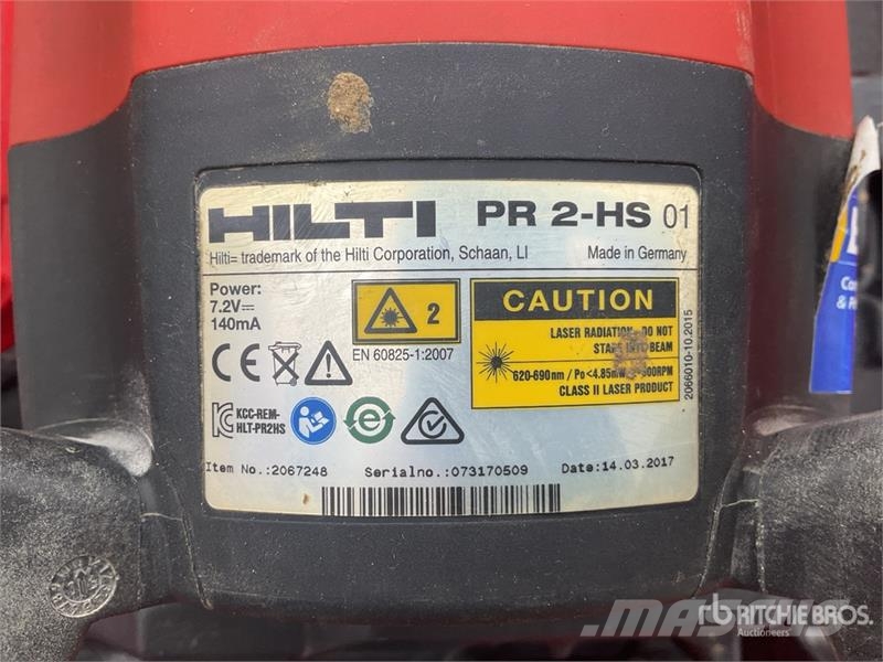 Hilti PR 2-HS Laser Level Instruments, measuring and automation equipment