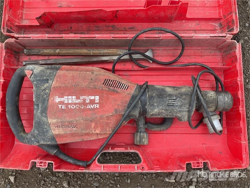 Hilti TE 1000 AVR Demolition Breaker Chisel ploughs