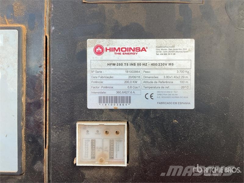 Himoinsa HFW250 T5 250 kVA Generator Set Dieselgeneraattorit