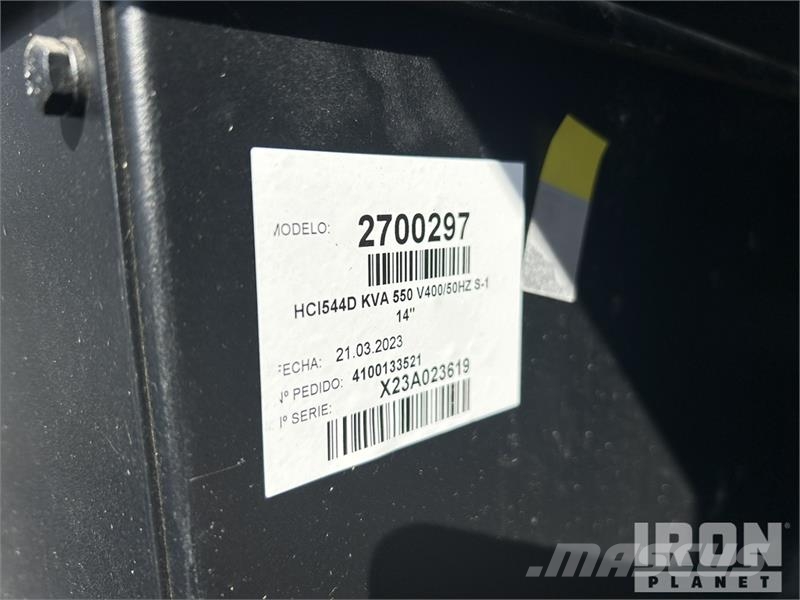 Himoinsa HRSW-550 S5 INS 550 kVA Generator Set Dízel áramfejlesztők