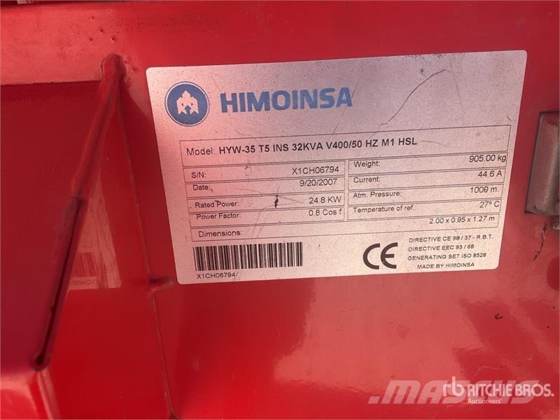 Himoinsa HYW35 32 kVA Light Tower ライトタワー