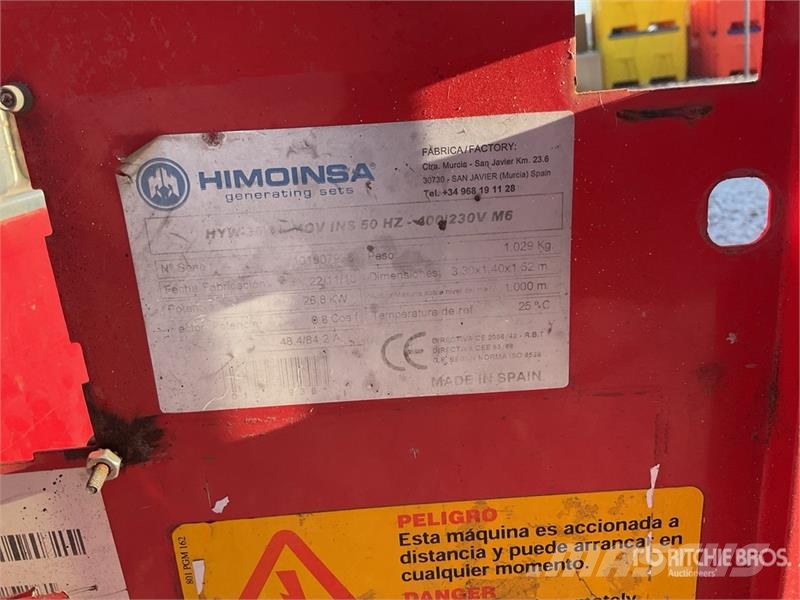 Himoinsa HYW35 35 kVA Generator Set (Inoperable) Naftové generátory