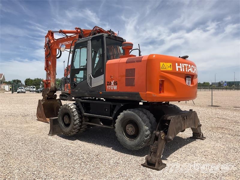 Purchase Hitachi ZX170W-3 wheeled excavators, Bid & Buy on Auction