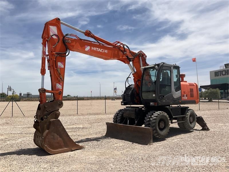 Purchase Hitachi ZX170W-3 wheeled excavators, Bid & Buy on Auction
