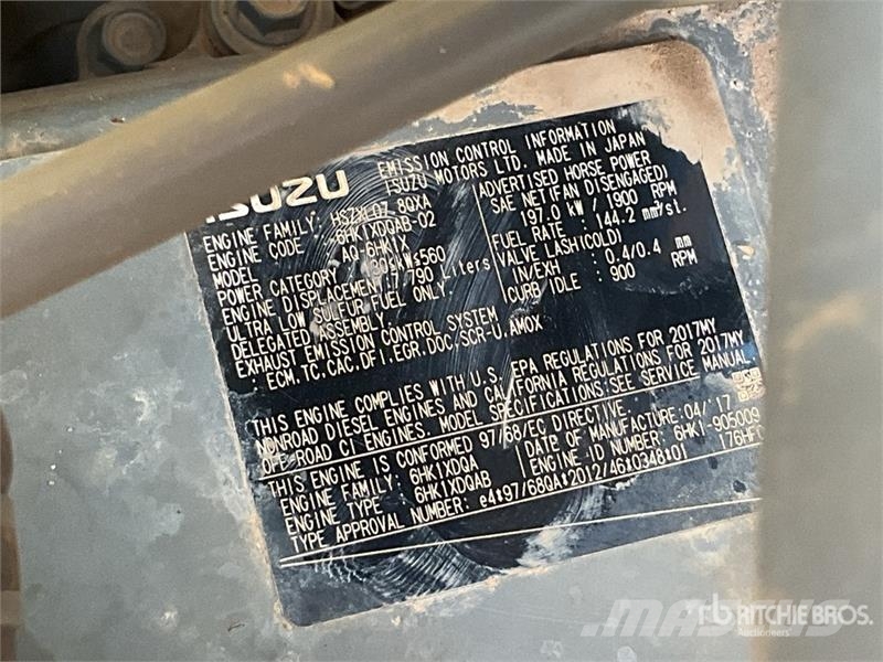 Hitachi ZX300LC-6 Tracked Excavator Bageri guseničari