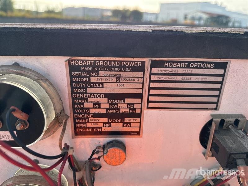 Hobart Jetex5d Groupe Electrogene Ground Power Unit Diese Landbrug - Andet