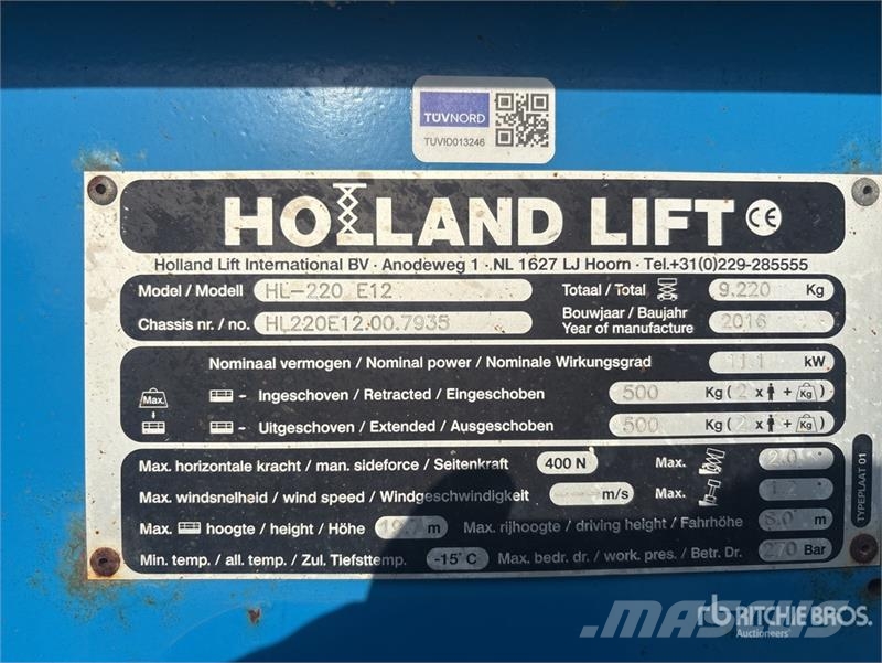 Holland Lift HL-220-E12 Electric Scissor Lift Scissor lifts