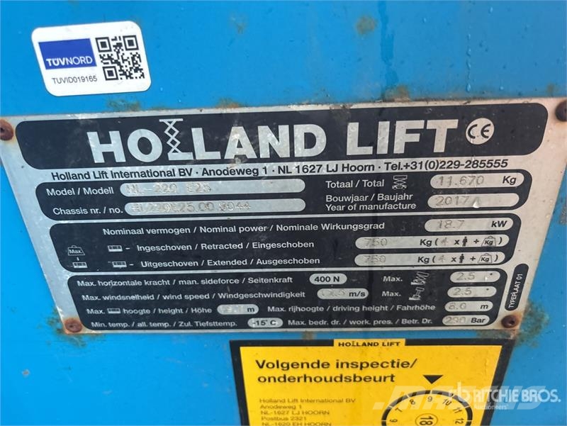 Holland Lift HL-220 E25 Electric Scissor Lift Scheren-Arbeitsbühnen