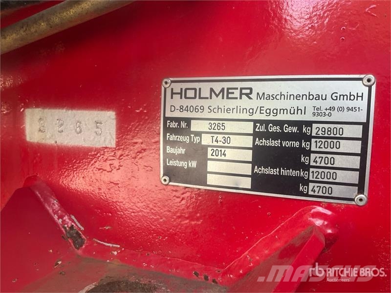 Holmer T4-30 Exxact 4x4 Self-Propelled Beet Harvester Lauksaimniecība- Citi