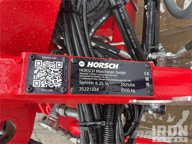 Horsch Sprinter 6.25 SL 6 m 3-Point Seed Drill Såmaskiner