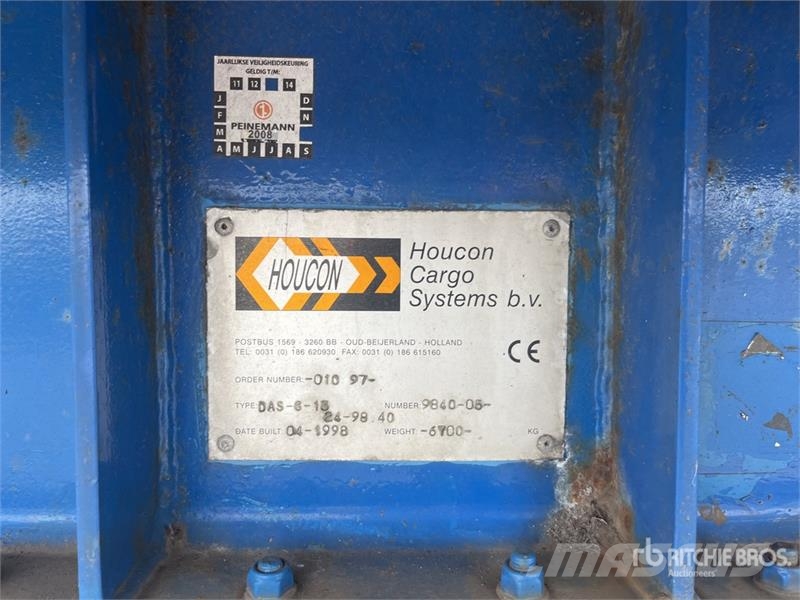  Houcon Cargo Systems DAS013 T/A Utility Trailer Citas piekabes